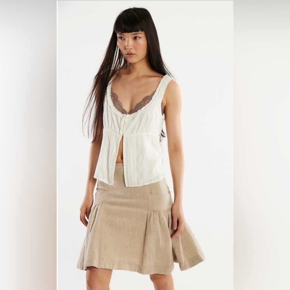 NWOT Free People Stansbury Midi Skirt